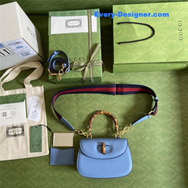 Gucci Bamboo 1947 series bamboo small handbag - Image 4