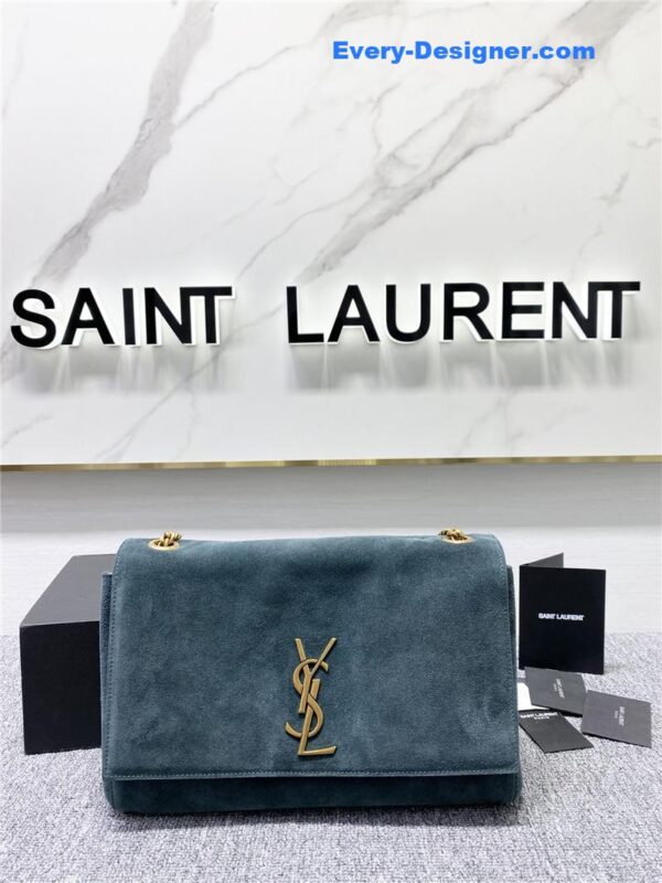 ysl leather nubuck shopping bag - Image 2