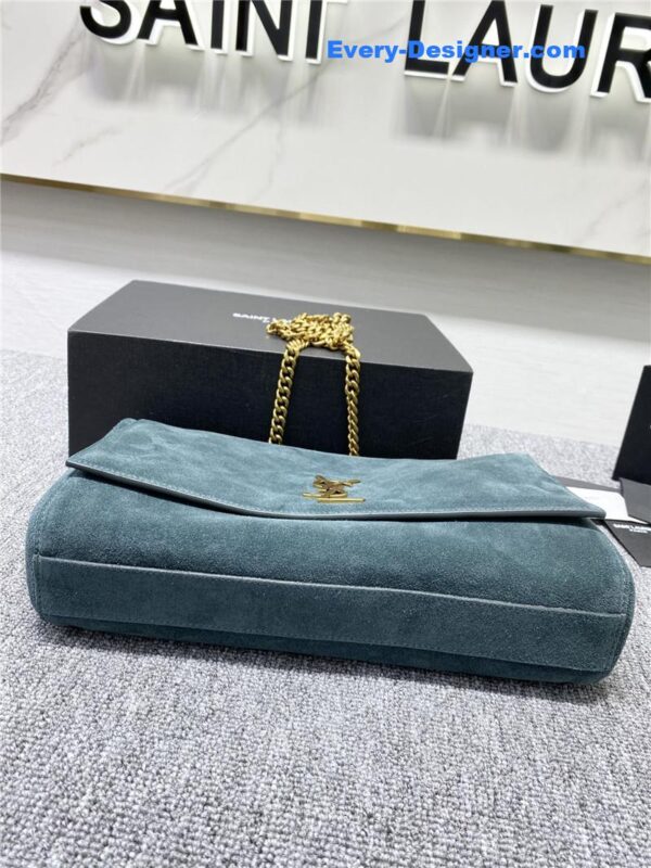 ysl leather nubuck shopping bag - Image 7