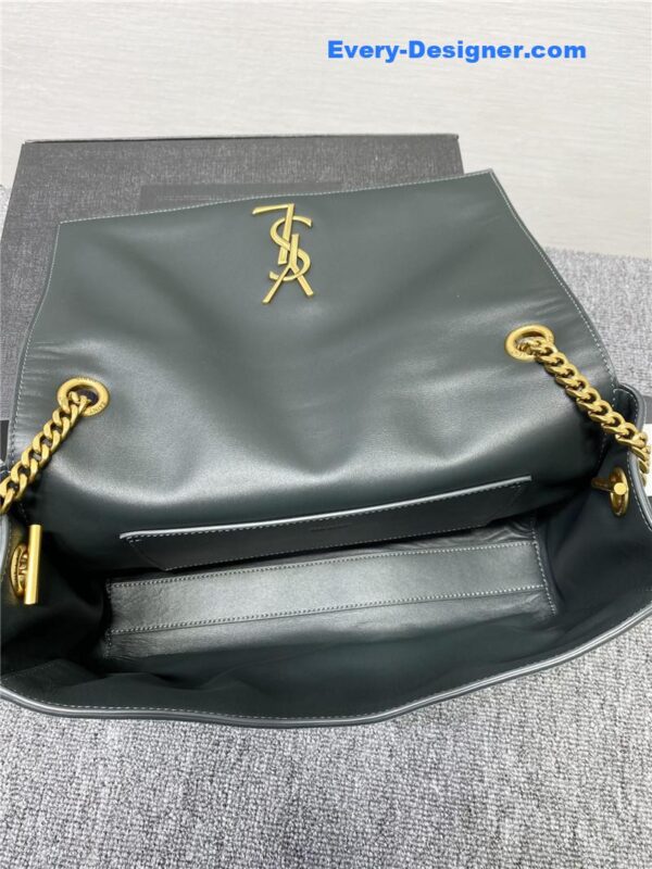 ysl leather nubuck shopping bag - Image 9