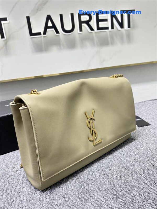 ysl leather nubuck shopping bag - Image 4