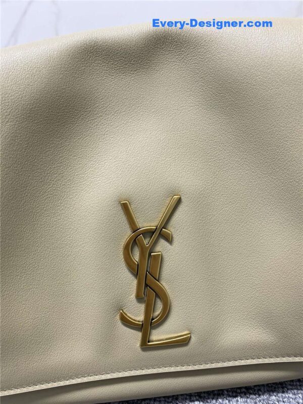 ysl leather nubuck shopping bag - Image 6
