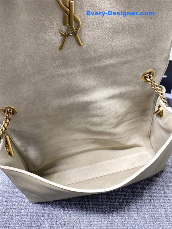 ysl leather nubuck shopping bag - Image 7