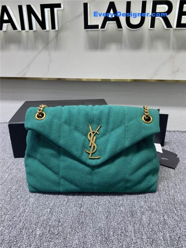 ysl lou lou canvas chain bag - Image 2