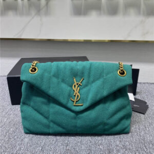 ysl lou lou canvas chain bag
