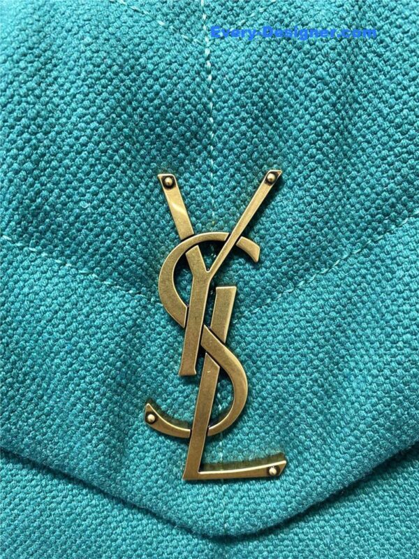 ysl lou lou canvas chain bag - Image 5