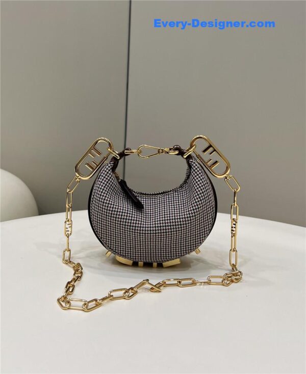 fendi crescent underarm bag - Image 3