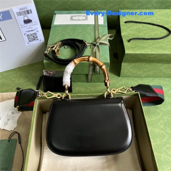 Gucci Bamboo 1947 series bamboo small handbag - Image 9