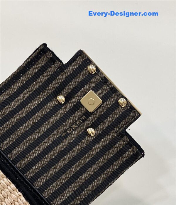 fendi Nano baguette raffia charm mini bag - Image 6