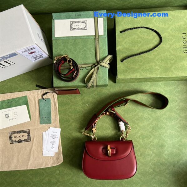 Gucci Bamboo 1947 series bamboo small handbag - Image 6