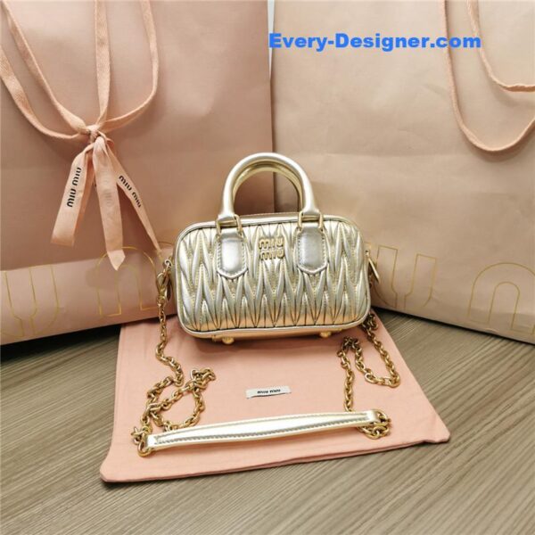 miumiu new too pretty bowling handbag - Image 2