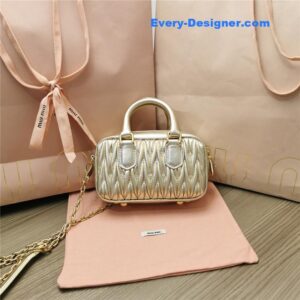 miumiu new too pretty bowling handbag
