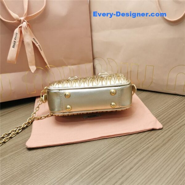 miumiu new too pretty bowling handbag - Image 5