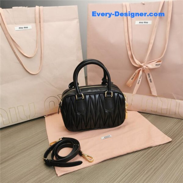 miumiu new too pretty bowling handbag - Image 3