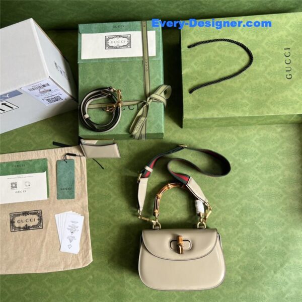 Gucci Bamboo 1947 series bamboo small handbag - Image 2