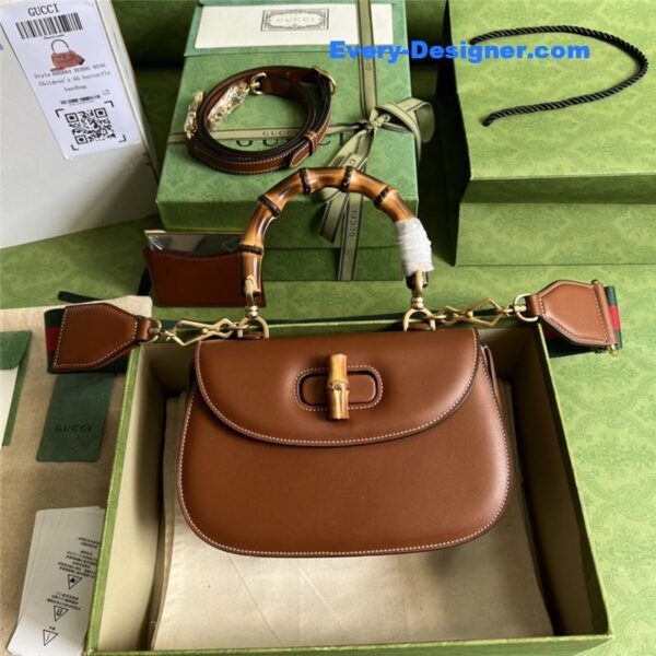 Gucci Bamboo 1947 series bamboo small handbag - Image 3