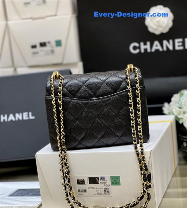 Chanel leather cf shoulder bag - Image 8