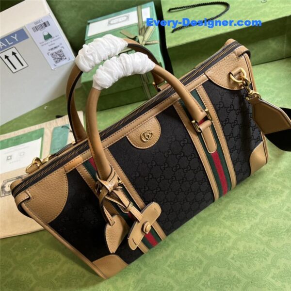 Gucci striped web tote - Image 4