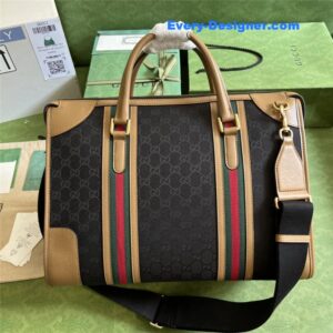 Gucci striped web tote
