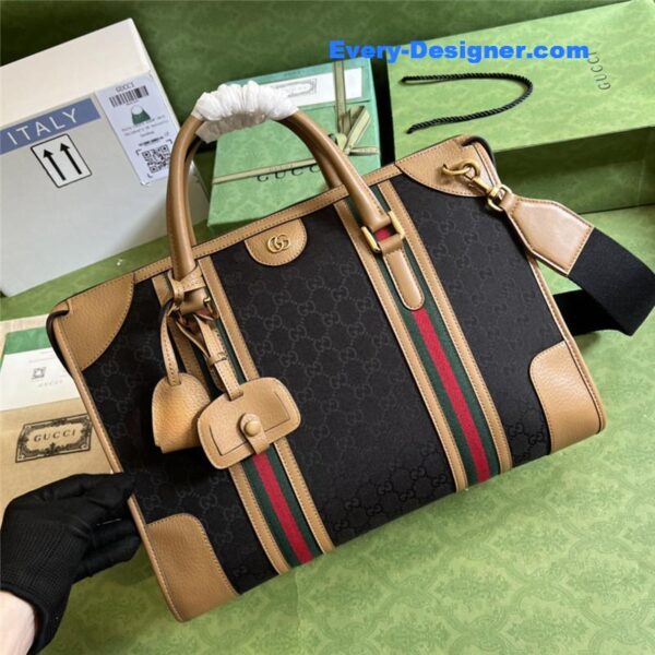 Gucci striped web tote - Image 8