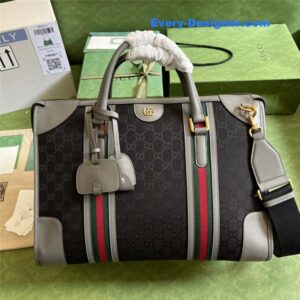 Gucci striped web tote