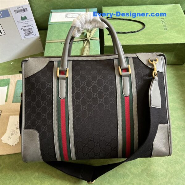 Gucci striped web tote - Image 5