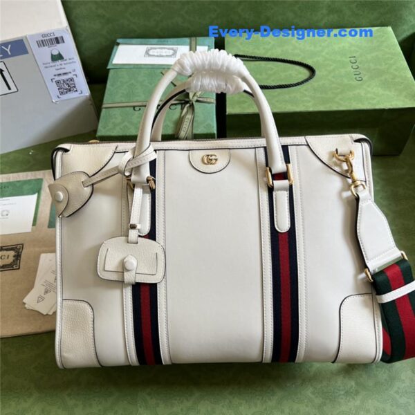 Gucci striped web tote - Image 2