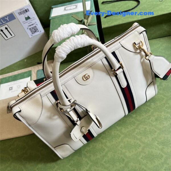 Gucci striped web tote - Image 3