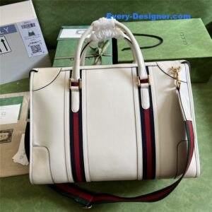 Gucci striped web tote