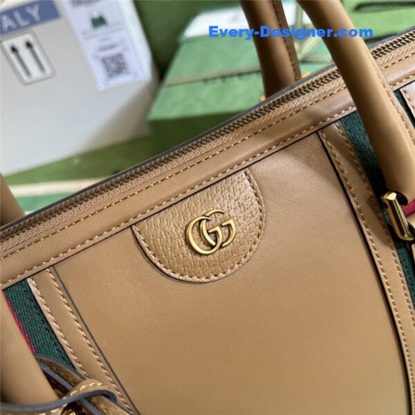 Gucci striped web tote - Image 5