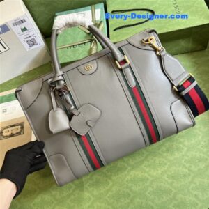 Gucci striped web tote