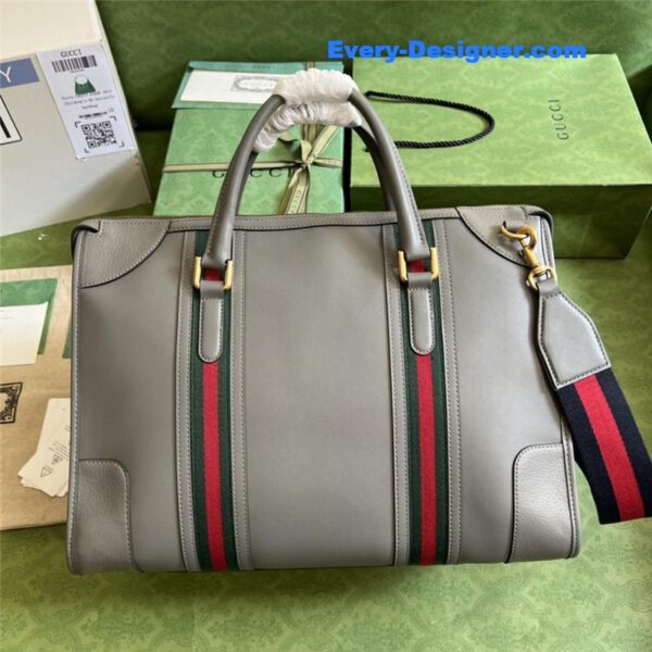 Gucci striped web tote - Image 2