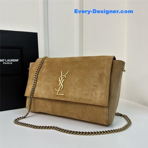 ysl kate logo suede chain bag - Image 4