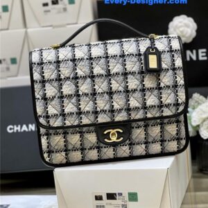 Chanel woolen backpack