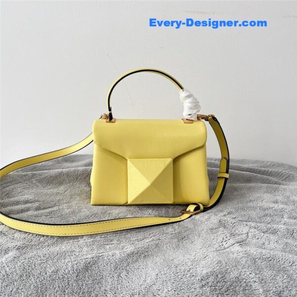 valentino one stud mini lambskin bag - Image 7