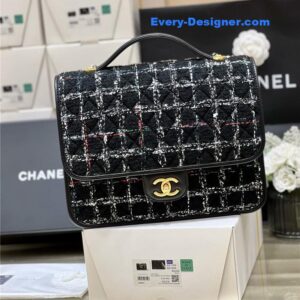 Chanel woolen backpack