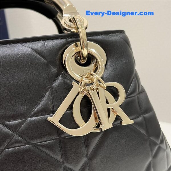 dior lady sheepskin handbag - Image 2