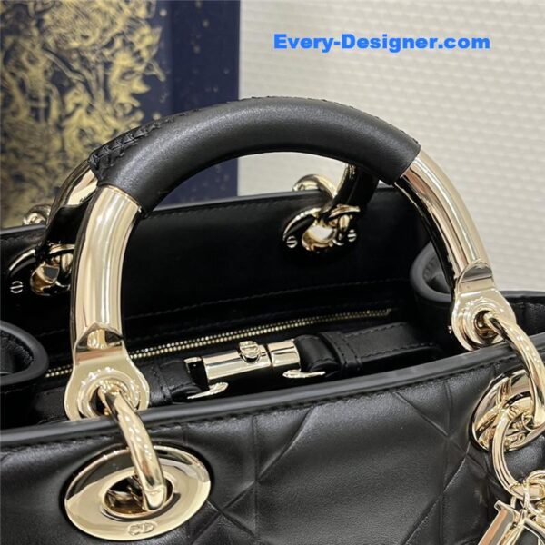 dior lady sheepskin handbag - Image 6