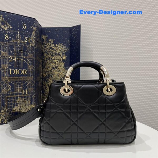 dior lady sheepskin handbag