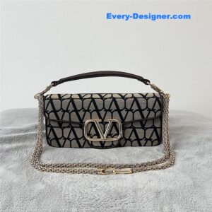 valentino V logo Mini Loc¨° bag in calfskin