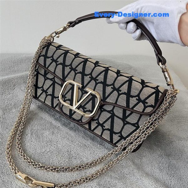 valentino V logo Mini Loc¨° bag in calfskin - Image 4