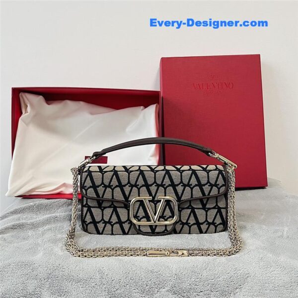 valentino V logo Mini Loc¨° bag in calfskin - Image 7