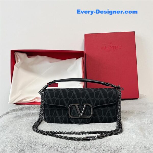 valentino V logo Mini Loc¨° bag in calfskin - Image 2