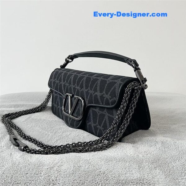 valentino V logo Mini Loc¨° bag in calfskin - Image 4