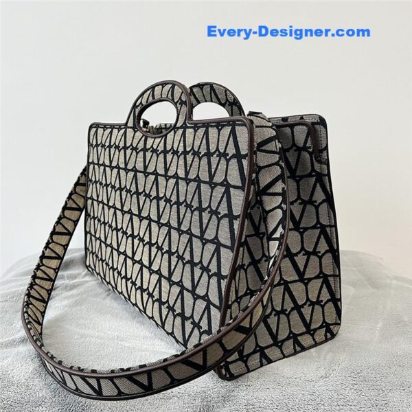 valentino V logo print tote bag - Image 4
