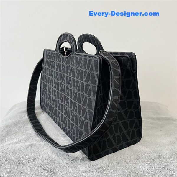valentino V logo print tote bag - Image 3