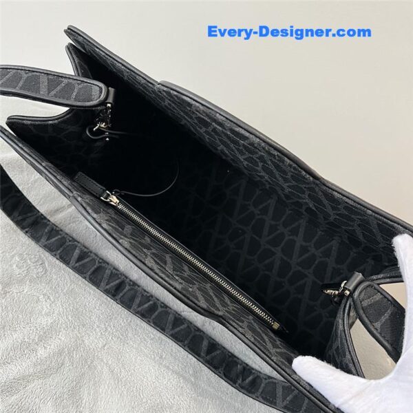 valentino V logo print tote bag - Image 6