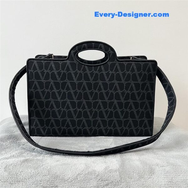 valentino V logo print tote bag - Image 7