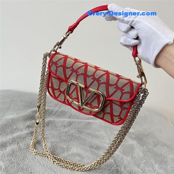 valentino V logo Mini Loc¨° bag in calfskin - Image 5