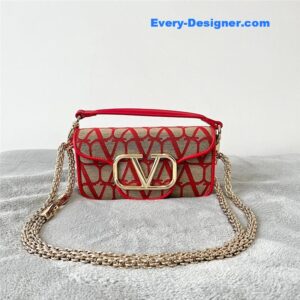 valentino V logo Mini Loc¨° bag in calfskin